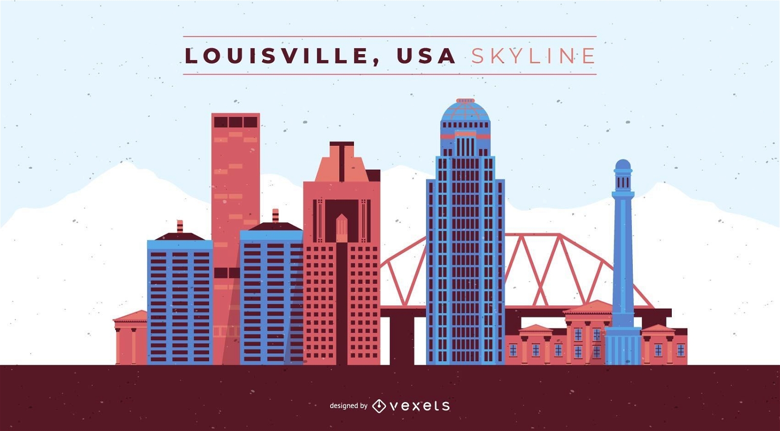 Skyline von Louisville Kentucky