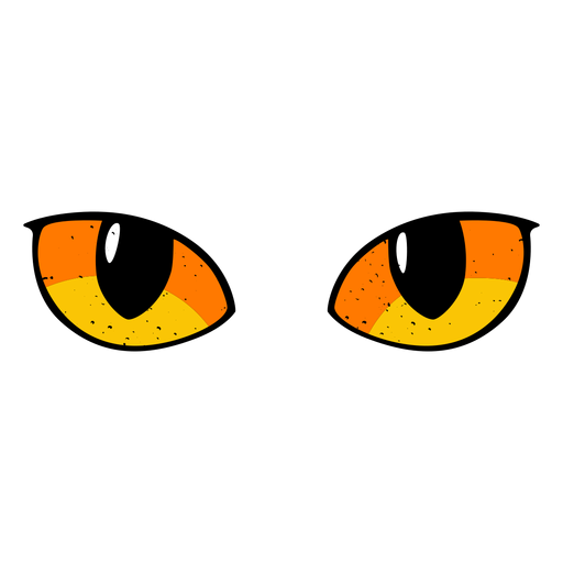 Cat eyes illustration PNG Design