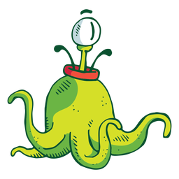 Doodle tentáculos de monstro Desenho PNG Transparent PNG