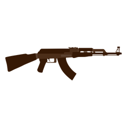 Ak 47-Sturmgewehr-Symbol PNG-Design
