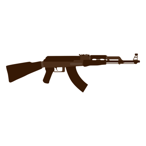 ícone de fuzil de assalto Ak 47 Desenho PNG