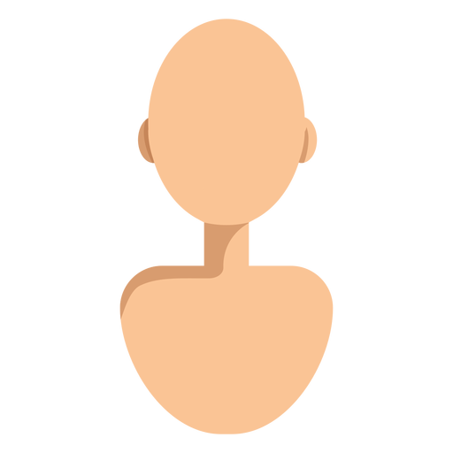 Bald head avatar PNG Design