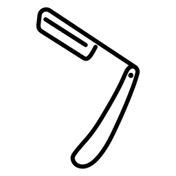 Friseur Rasiermesser Ikone PNG-Design