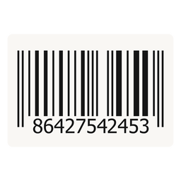 Barcode-Gestaltungselement Barcode-Gestaltungselement