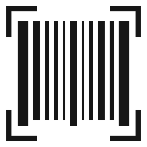 Barcode scan icon PNG Design