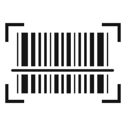 Barcode scanning icon Transparent PNG