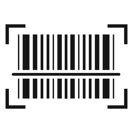 Barcode scanning icon PNG Design