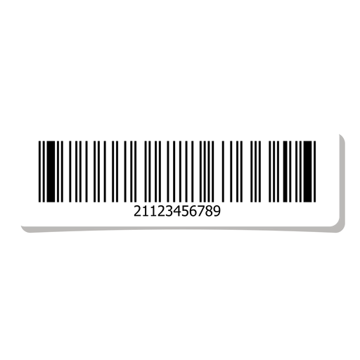 Designelement f?r Barcode-Aufkleber PNG-Design