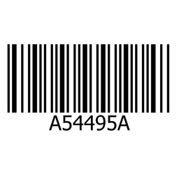 Barcode sticker simple element PNG Design