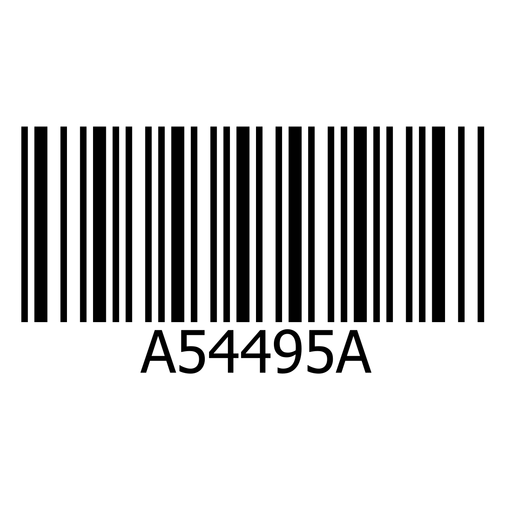 Barcode sticker simple element PNG Design