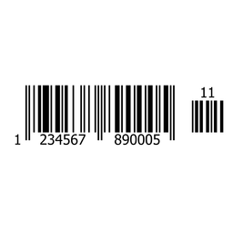 Código de barras aislado Diseño PNG