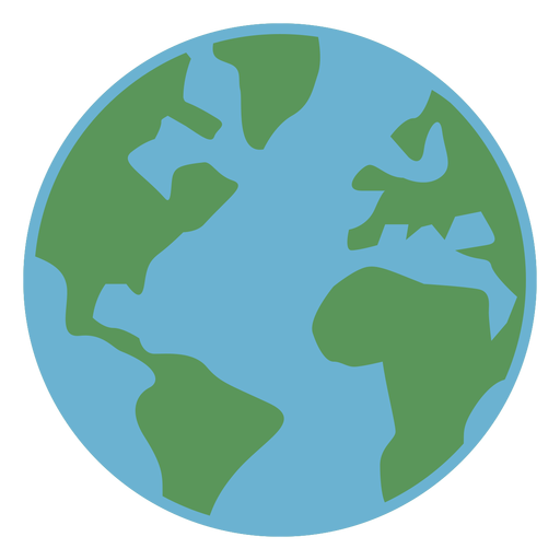 Basic earth icon PNG Design