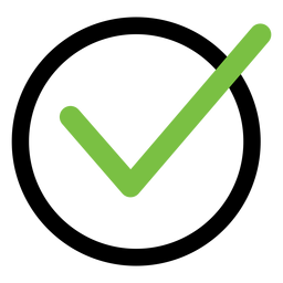Check mark tick icon Transparent PNG