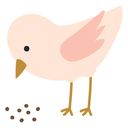 Ícone de bicadas de frango Desenho PNG