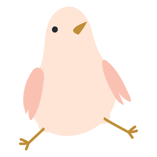 Icono de pollo sentado Diseño PNG