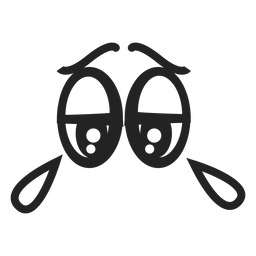 Design PNG E SVG De Desenhos Animados Confusos Dos Olhos Do Emoticon Para  Camisetas