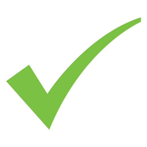 Icono De Marca De Verificaci N Curvada Transparent Png Iconos Notas ...