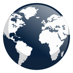 Earth Globe Flat Icon Transparent Png Svg Vector File