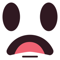 Disappointed emoticon face flat Disappointed emoticon face flat