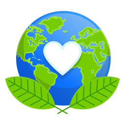 Ícone do amor da natureza da terra Ícone do amor da natureza da terra