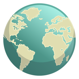 Icono del espacio de la tierra Diseño PNG