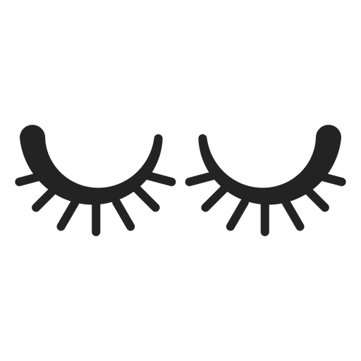 Diseño PNG Y SVG De Emoticon Ojos Cerrados Para Camisetas