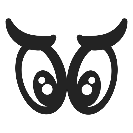 Emoticon Augen Symbol PNG-Design