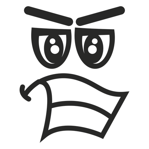 Emoticon face icon PNG Design