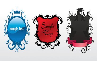 Colored Shields Set