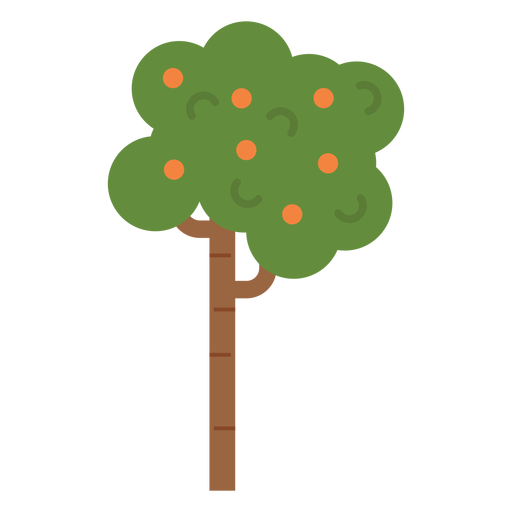 Obstbaum-Symbol PNG-Design