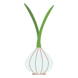 Garlic design element PNG Design