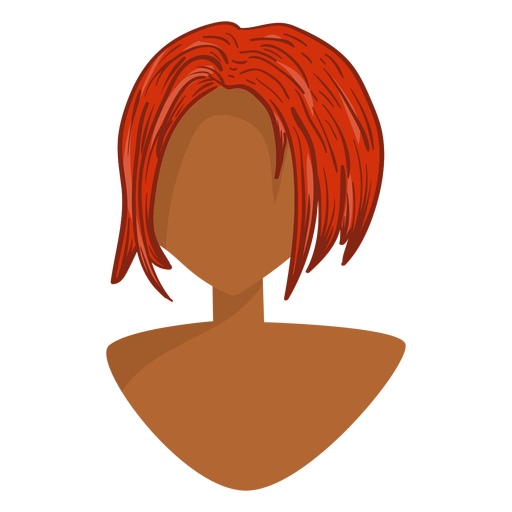 Ginger hair icon PNG Design