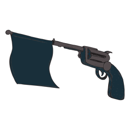 Ícone de bandeira de estrondo de arma Ícone de bandeira de estrondo de arma