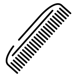 Ícone de pente de cabelo ícone de cabelo Desenho PNG