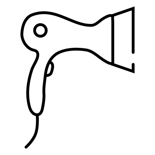 Icono de secador de pelo Diseño PNG