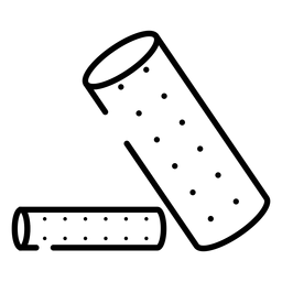 Lockenwickler-Symbol PNG-Design