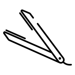 Hair straightener icon PNG Design