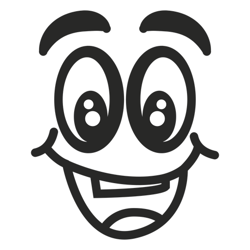 Simple Scared Emoticon Face PNG & SVG Design For T-Shirts