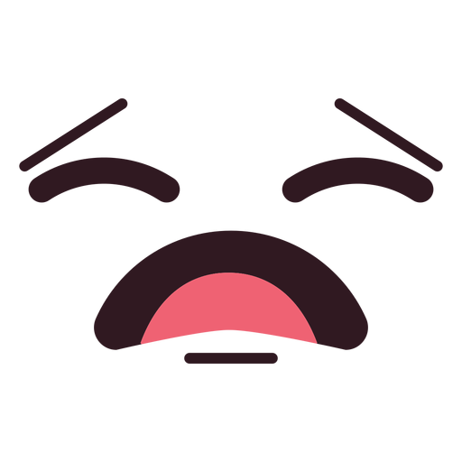 Machucar o rosto de emoticon Desenho PNG
