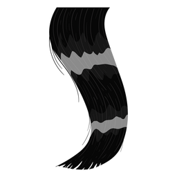 Icono de mechón de pelo Diseño PNG