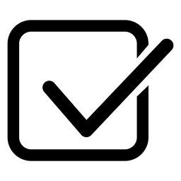 Ícone de caixa de seleção marcada Desenho PNG