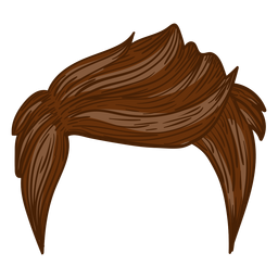 Männerfrisurillustration PNG-Design