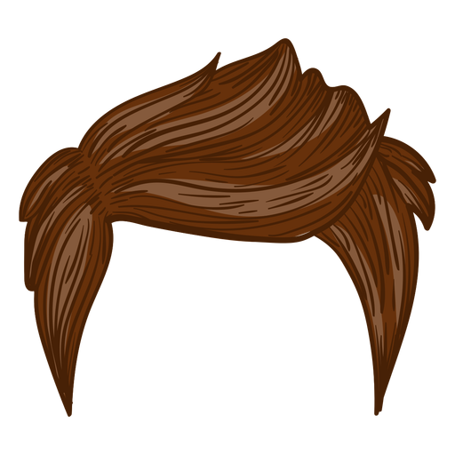 Ilustração do estilo de cabelo masculino Desenho PNG