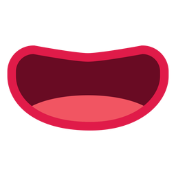 Mund isoliert Symbol PNG-Design