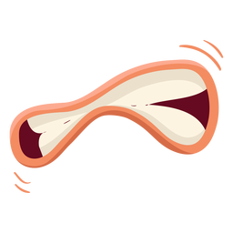 Mouth isolated illustration PNG Design Transparent PNG