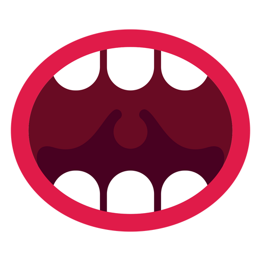 Open mouth icon - Transparent PNG & SVG vector file