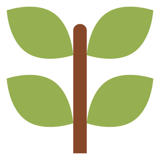 Pflanzenzweigsymbol PNG-Design