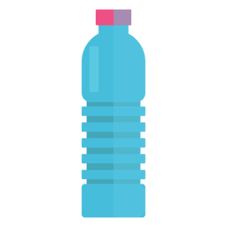 Ícone de garrafa plástica de água Desenho PNG