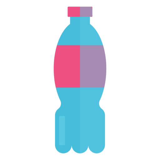 Plastic water bottle isolated on transparent background PNG