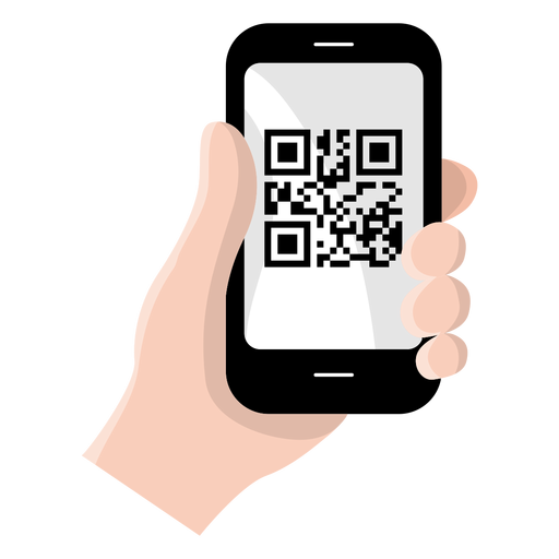 Qr code on smartphone